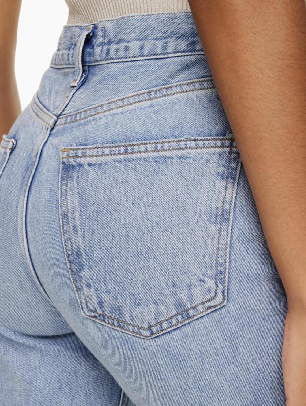 AGOLDE Lana Mid-Rise Vintage Straight Denim Jeans in Fiction - Size - 32 - NWT - Picture 3 of 13
